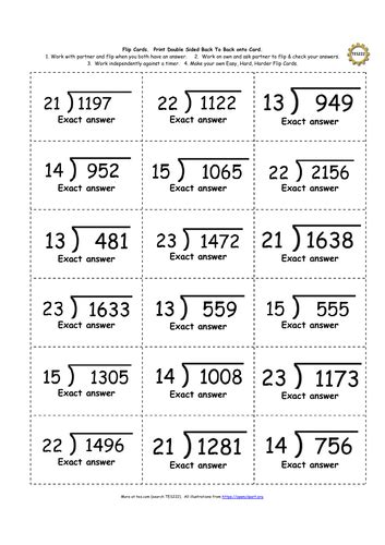 long division ks2 worksheet.